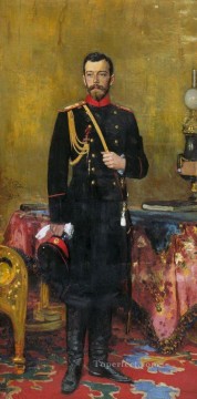 最後のロシア皇帝ニコライ 2 世の肖像画 1895 年イリヤ レーピン Oil Paintings
